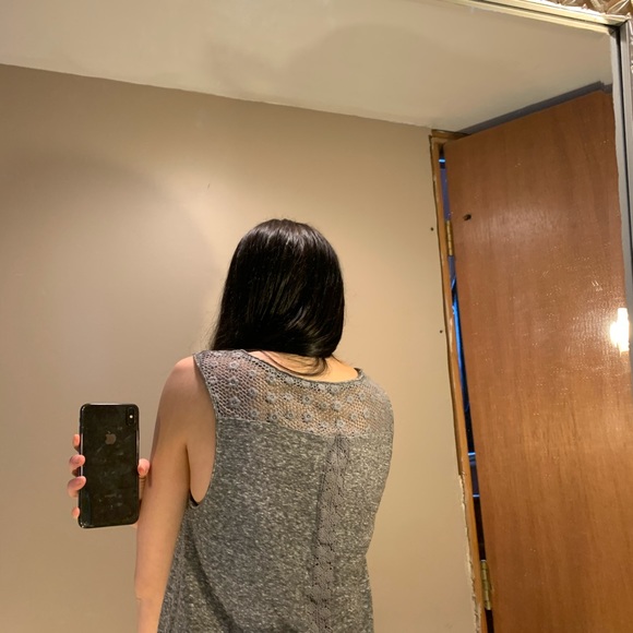 MESH DETAIL MUSCLE TANK - Picture 6 of 6